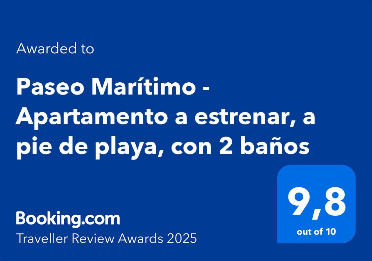 Paseo Maritimo - Apartamento A Estrenar, A Pie De Playa, Con 2 Banos 알메리아 외부 사진